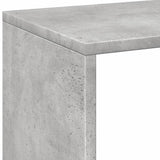 Room Divider Bookcase Concrete Grey 102x29x103.5 cm Engineered Wood 858042