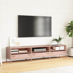 ZNTS TV Cabinet Pink 202x39x43.5 cm Cold-rolled Steel 851347