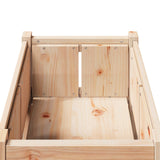Garden Planter Nature 50 x 50 x 70 cm Solid Pine Wood 8000838
