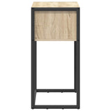End Table with Drawer Sonoma 100 x 36 x 75 cm Engineered Wood 886697