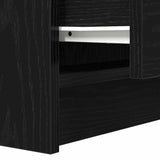 Bedside Cabinets with 2 Drawers 2 pcs Black 38x34x80 cm 861358
