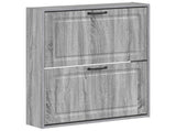 Wall-Mounted Shoe Cabinet UTRECHT 71 x 17 x 86 cm Grey Sonoma 897741