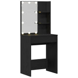 Dressing Table Black Oak 60 x 40 x 140 cm Engineered Wood 862780