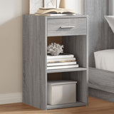 ZNTS Bedside Cabinets 2 pcs Grey Sonoma 35x34x65 cm Engineered Wood 840587