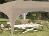 Pop-up Party Tent 575 x 288 x 245 cm Cream Oxford Fabric 42019878