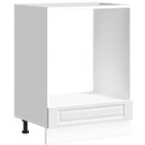 Oven Cabinet Porto White Engineered Wood 853997