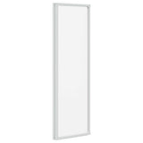 Bath Screen Folding Frosted 132 x 140 cm Aluminium & PP Panel 42023505