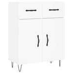 Highboard White 69.5x34x180 cm Engineered Wood 3198177