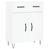 Highboard White 69.5x34x180 cm Engineered Wood 3198177