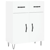 Highboard White 69.5x34x180 cm Engineered Wood 3198561