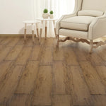 Non Self-adhesive PVC Flooring Planks 5.26 m² 2 mm Walnut Brown 245162