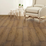 Non Self-adhesive PVC Flooring Planks 5.26 m² 2 mm Walnut Brown 245162