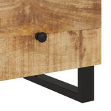Bedside Cabinets 2 pcs Solid Wood Mango&Engineered Wood 350649