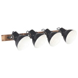 Industrial Wall Lamp Black 90x25 cm E27 320511