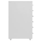 Mobile File Cabinet Grey 28x41x69 cm Metal 335917