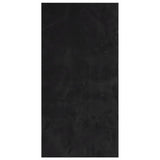 Rug HUARTE Short Pile Soft and Washable Black 100x200 cm 375112