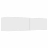 TV Cabinet White 120x30x30 cm Engineered Wood 801490