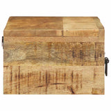 Wall-mounted TV Cabinet 80x30x19 cm Solid Rough Wood Mango 4017461
