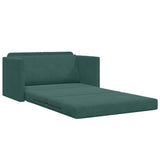 Sofa Bed Dark Green 124 x 204 x 61 cm Velvet 4106704