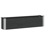 Garden Raised Bed Black 150 x 30 x 36 cm 42039036
