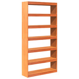 Book Cabinet/Room Divider 100x30x199.5 cm Solid Wood Pine 844136