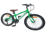 Mountain Bike 24'' 6-Speed for 8-12 Years Old Green 42009749