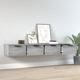Wall Cabinets 2 pcs Grey Sonoma 68x30x20 cm Engineered Wood 3115898