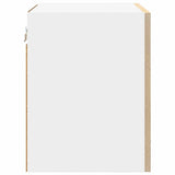 Hanging Cabinet Riga 2 pcs Sonoma Oak and White 40 x 31 x 40 cm 884135