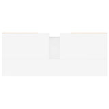 Bathroom Cabinet High Gloss White 80x33x60 cm Engineered Wood 831622