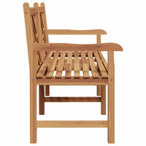Garden Bench 150 x 60 x 90 cm Solid Teak Wood 42001968