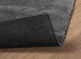 Medium Pile Soft and Washable Rug HUARTE Anthracite 80 x 300 cm 42022481