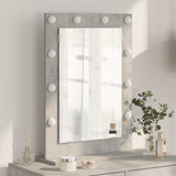 Vanity Mirror Rectangular Concrete Grey 70 x 50 x 18 cm 868336