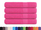 Bath Towels "FROGN" 4 pcs Pink 100x150 cm 360 gsm 137053