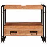 Vanity Cabinet Brown 71 x 33 x 58 cm Solid Acacia Wood 4102770