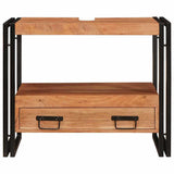 Vanity Cabinet Brown 71 x 33 x 58 cm Solid Acacia Wood 4102770