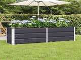 Planter Anthracite 160 x 40 x 45 cm Steel 42018186