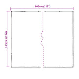 Plant Cover Transparent 4 x 8 m PE 3429280