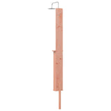 Outdoor Shower 246 cm Solid Douglas Wood and Stainless Steel 886354