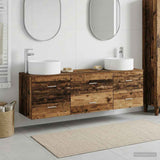 Bathroom Furniture Set 3 pcs Old Wood 49.5 x 44.5 x 65.5 cm 3405945