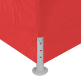 Party Tent 300 x 300 x 255 cm Red PE and Steel 42032998