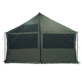 Family Tent Army green 600 x 400 x 268 cm Polyester and Steel 42028606
