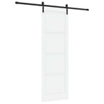 Sliding Door Manual White and black 78 x 232 cm 3333307
