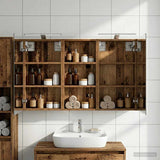 Bathroom Cabinet Set 3 pcs 110 x 10.5 x 60.5 cm Engineered wood 3403726