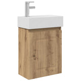 Bathroom Vanity Unit with Tap Artisan Oak 45.5 x 22.5 x 84 cm 889470