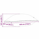 Winter Pool Pillow Blue 460 x 230 x 160 cm PVC 42024535