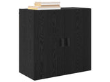 Wall-Mounted Cabinet 2 pcs Black Oak 69.5 x 34 x 90 cm 3394508