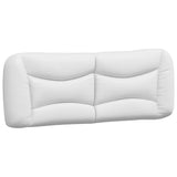Bed Frame with LED without Mattress "Hvar" White and Black 120x200 cm 3213926