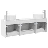 Bathroom Furniture Set 3 pcs White 49.5 x 44.5 x 65.5 cm 3405939