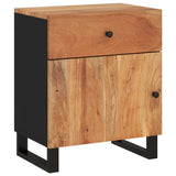 Bedside Cabinet 50x33x60 cm Solid Wood Acacia&Engineered Wood 350657