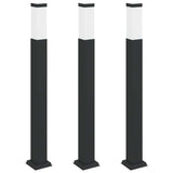Bollard Lights 3 pcs 80 cm Black IP44 4006074
